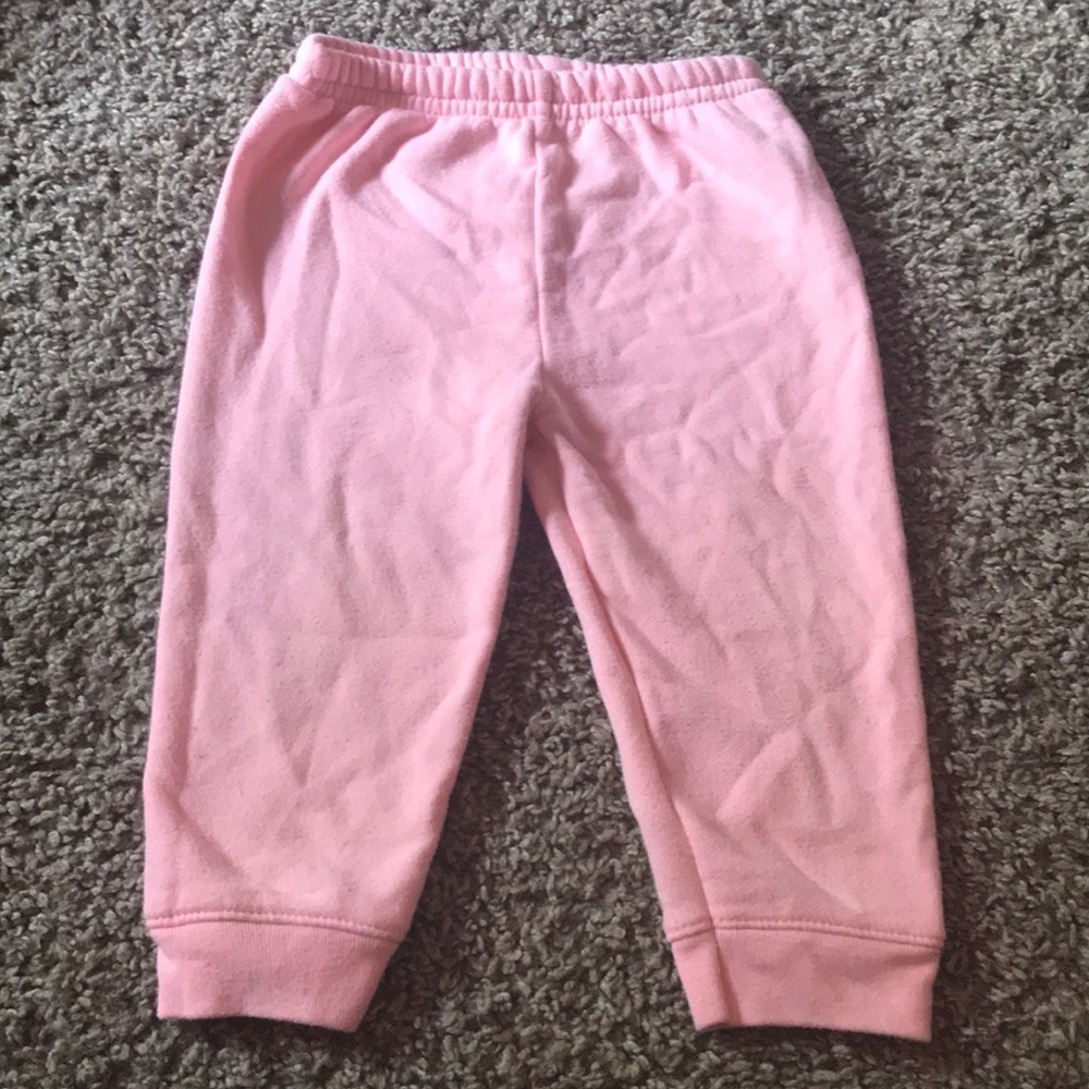 Garanimals Peach Fleece Little Girls Sweat Pants